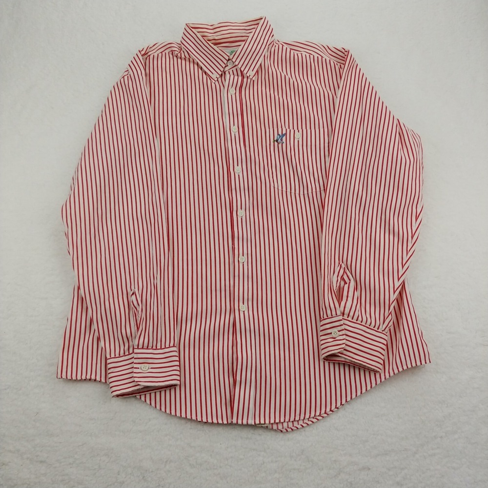 Raintree Southern Collection Hampton Striped Button Long Sleeve‎ Size Large